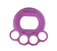 Finger Exerciser - Grip Strengthener | Compact Silicone Lightweight Muscle Building Exercising Tool For Improving Grip Strength, For Walking, Shopping, Camping
