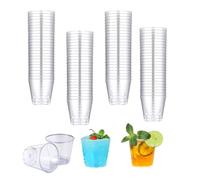 Finger Food, 100 Pezzi Bicchierini Monoporzione Dolci, 30 ml Bicchierini Finger Food Trasparenti, Riutilizzabile Monoporzione per Dolci Adatto per Feste Matrimoni Riunioni Compleanni Picnic ecc