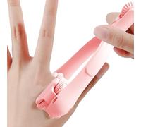 Finger Massage Roller, Thumb Hand Tool, Double Row Silicone Design, 5.51x2.95x0.98 inches, Compact Relaxation Device, Comfort Pressure Aid, for Wrist Palm Foot Health Care
