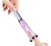 Finger Massager, Manual Hands Massage Tool for Finger Joint, PP Rolling Massage Tools for Hand Relaxation, Ideal for Adults and Elders, Study Supplies, 6.89x1.18x0.98Inches