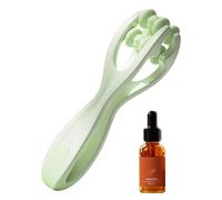 Finger Massager Roller, Double Row Hand Massage, Sturdy Exerciser Relief Tool, 6.3x1.42 inches Sensory Handheld Massager, for Men, Women, Adults, Travel, and Home Use