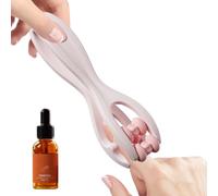 Finger Massager Roller, Double Row Hand Therapist Tool, Sensory Relaxation Device for Adults, Travel-Friendly Stress Relief for Home, Offices, Daily Use, 6.3x1.42 Inches
