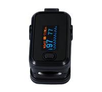 Finger ossimetro SpO2 Pulse & Heart Rate Monitor nero - apparecchiature diagnostiche mediche di qualità professionale. Utilizzare adulti e bambini in età pediatrica e neonati