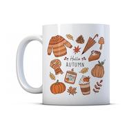 Finger prints - Hello Autumn - Simpatica tazza regalo stagionale, ceramica, 11fl.oz.