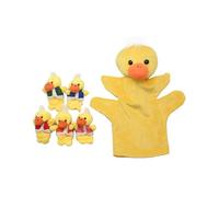 Finger Puppets Baby Mini Five Little Ducks Animals Educational Hand Cartoon Animal Plush Doll Finger Puppets Theater Plush Toys