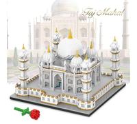 Finger Rock Micro mattoncini da costruzione Architecture Taj Mahal, 4036 pezzi, modello decorativo di fama mondiale, idea regalo per adulti o adolescenti