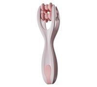 Finger Roller, Hand Massager, Wrist Relaxer, Double Roller Design, Soft Silicone & ABS Build, Palm Finger Stress Comfort Use, 5.51x1.42x1.42 Inches, Green, Pink Color, 1 Piece