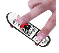Finger Skateboard - Motorised Finger Skateboard Toy | Cool Finger Boards Skateboards for Party | Favors Bag Fillers Gift Suitable for Boys Girls Adults, Random Pattern and Color Mini Deck Toy