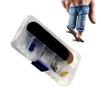 Finger Skateboard - Skateboard interattivo da 4,92 pollici, mini skateboard | Skateboard giocattolo con dita per decorazione di feste, ufficio, biblioteca, esposizione di caffè scuola a do