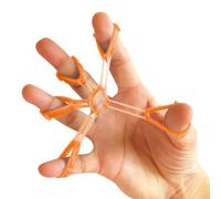 Finger Strength Trainer - 2.95x2.56 Inches Strengthens Grip Strength | Hand Grip Strengthener | Hand Stretch StrengthTrainer Aid | Sturdy Fitness Gripper Extension Tool for School Offices Gym