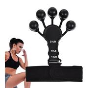 Finger Strength Trainer - Barella per le dita - 6 livelli di resistenza con presa regolabile per allenare la muscolatura della mano, per esercizi di chitarra, per il fitness