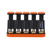 Finger Strengthener, Variable Hand Finger Strength 5 Tension Exerciser Grip Trainer per chitarra per pianoforte, arancione o grigio(Orange) Unità Effetti