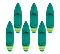 Finger Surfboard, Mini Finger Surfer Toy Set, 6pcs Colorful Surf Game, Durable Desk Accessory and Window Car Decoration for Teens, Kids, Beach Days, School, Party Favors, Fun Riding Display