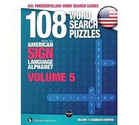Fingeralphabet 108 Word Search Puzzles with the American Sign Langu (Tascabile)