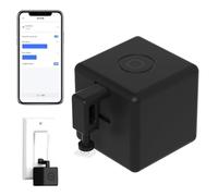Fingerbot Plus Smart Switch, Zigbee Smart Button Pusher Upgrade con controllo touch, Tuya Smart Life Braccia meccanica telecomando per Alexa Google Home, Finger Bot per tutti gli interruttori(nero)