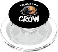 Fingere corvo che dorme corvo divertente PopSockets PopGrip per MagSafe