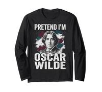 Fingere di Essere Oscar Wilde Poeta Maglia a Manica