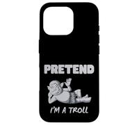 Fingere di essere Troll divertente Troll Custodia per iPhone 16 Pro