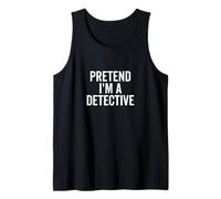 Fingere di Essere Un Detective Divertente Amante del mistero Canotta
