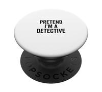 Fingere di essere un detective divertente amante del mistero PopSockets PopGrip Adesivo