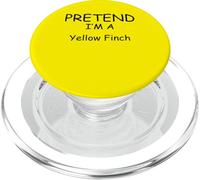 Fingere di essere un giallo Finch Costumi pigro Capodanno Holloween PopSockets PopGrip per MagSafe
