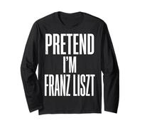 Fingere Im Franz Liszt Compositore Pianista Maglia a Manica