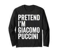 Fingere Im Giacomo Puccini Compositore Maglia a Manica