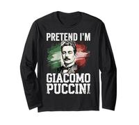Fingere Im Giacomo Puccini Compositore Maglia a Manica