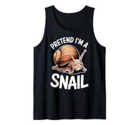 Fingere Lumaca Che Dorme Lumaca Divertente Canotta