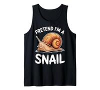 Fingere Lumaca Che Dorme Lumaca Divertente Canotta