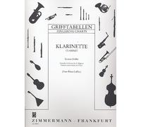 Fingering Chart for Clarinet Oehler system up to 21 keys, d.e. German system