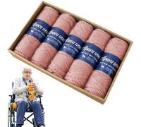 Fingering Weight Yarn - Soft Alpaca Wool Crochet Thread, Sock Weight Comfortable Thin Yarn for Knitting Scarves, Handmade Projects, for Family and Friends, Crafting Supplies