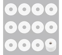 FINGERINSPIRE 150 Pezzi Etichette per Nomi di Bevande per Bicchieri di Vino, Etichette per Bicchieri di Vino in Carta, Etichette per Bicchieri di Vetro Bianche Vuote, 70mm di Diametro