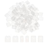 FINGERINSPIRE 150pcs/3 Size Silicone End Caps per Rigilene Poliestere Disossamento Cucito, 8/10/12mm Silicone Plug Fit per Shapewear Strip/Catena End cap Copertura, Bianco, Fai da Te Forniture