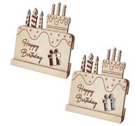 FINGERINSPIRE 2 pezzi Regalo di Denaro In Legno Buon Compleanno Regali di Denaro Porta Denaro In Legno di Mandorle Sbiancate Porta Denaro Idea Regalo Porta Denaro In Legno Originale Idea Regalo