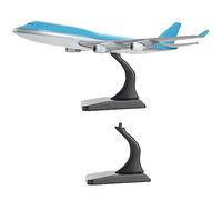 FINGERINSPIRE 2 set di espositore in acrilico per modellini di aerei, supporto universale rimovibile per blocchi da costruzione di aerei B737 A330, scala 1:400