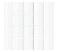 FINGERINSPIRE 20 basi quadrate trasparenti da 5 x 5 cm, basi per modellini in acrilico, basi rettangolari per modellini, base per display per giochi da tavolo e giochi da tavolo da gioco