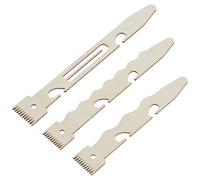 FINGERINSPIRE 3 Pezzi Pettine per Telaio in Legno da 17.7x3.15cm Pettine per Telaio in Legno Pettine per Telaio in Legno Battitore per Arazzi Intagliato A Mano Strumenti per Tessitura e Maglieria