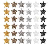 FINGERINSPIRE 36PCS Stella Hotfix Strass Toppe 20mm 6 Colori Piccole 5 Stelle Cucito Appliques Patch Resina Strass Ferro sulle Toppe per Abbigliamento Giacche Pantaloni Zaino Riparazione Decorazione