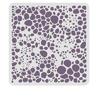 FINGERINSPIRE - Stencil Teoria Cellulare 30x30cm Riutilizzabile Stencil per Disegno a Motivo Cellulare a Pois Pittura Stencil per Artigianato Fai da Te Stencil a Puntini Rotondi per Pittura su Legno