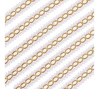 FINGERINSPIRE Treccia Bianca 18 mm (Larghezza) x 13 m (Lunghezza) Nastro in Poliestere Intrecciato con Frangia gimp Trim Basic Trim Decorativo Gimp Treccia per Costumi, Fai da Te, Cucito, Gioielli
