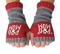 Fingerless Gloves - Soft Knit Half Finger Mittens, Thermal Winter Warm Gear, Practical for Driving Cycling Riding Running and Hiking, Maximizes Dexterity for Cold Weather Work and Typing Protection