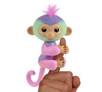Fingerlings 3181 Magic Interactive Baby Monkey, Norah (Teal & Purple), racconta