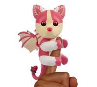Fingerlings Adopt Me! x, Adopt Me! Strawberry Shortcake Bat Dragon, leggendario animale domestico interattivo con oltre 40 suoni e reazioni (età 5+)