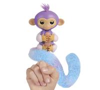 Fingerlings Snuggle Tails Coco La Scimmia Interattiva Viola Con Coda Morbida