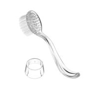 Fingernail Scrub Brush - No Slip Grip Tool for Cleaning | PP Ergonomic Handle Design, Toenail Manicure Aid, Hand Foot Hygiene Brush, Adults Use, Family Bathroom Accessory, Travel Kit