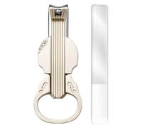 Fingernail Trippers, forbici per toelettatura ingrandita, trimmer in stile violino con apri bottiglia, anziani da viaggio per bambini manicure igiene di pedicure routine sociale di bellezza quotidiano