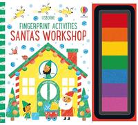 Usborne – Libro attività – Attività con impronte: Laboratorio di Babbo Natale