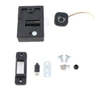 Fingerprint Lock Box Biometric Padlock High Efficiency Biometric Technology Concealed File Cabinet Lock Ideal for Home Offices Supports Remote Control