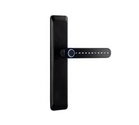 Fingerprint Smart Door Lock Tuya APP Password Electronic Digital Lock Keyless Anti-theft Entry Door Handle Locks Hotel(Gold)